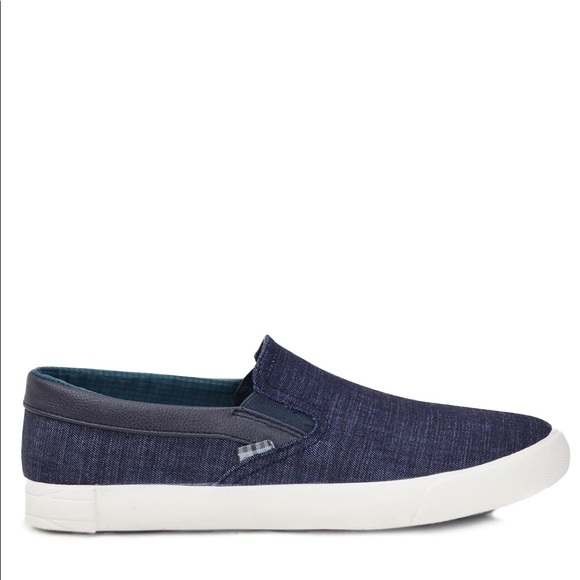 🆕 Ben Sherman Pete Denim Slip-On Sneaker - Picture 2 of 6